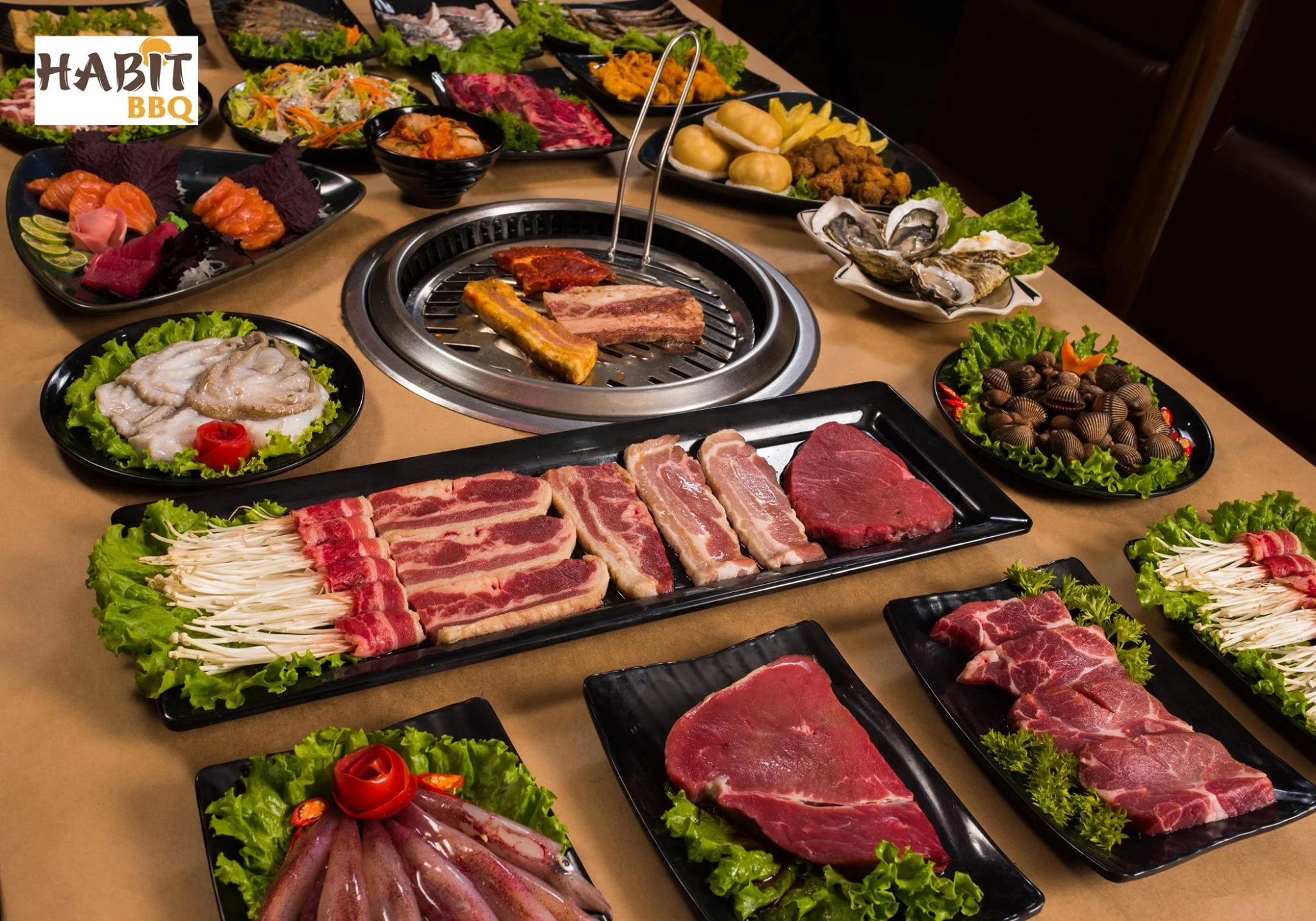 Review Habit BBQ Dịch Vọng Hậu: Buffet lẩu nướng ngon Cầu Giấy