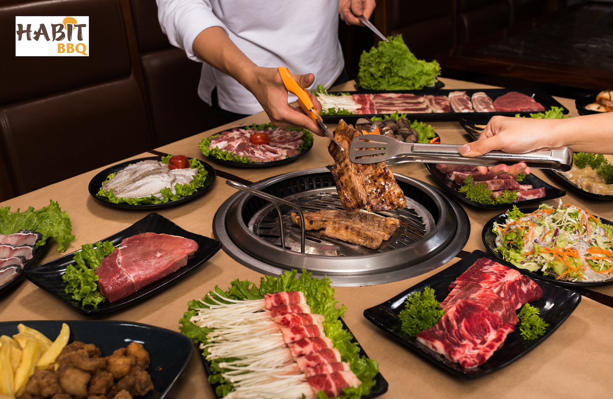 Review Habit BBQ Dịch Vọng Hậu: Buffet lẩu nướng ngon Cầu Giấy